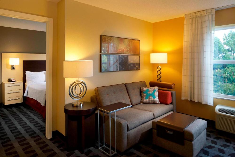 One Bedroom Suite with One Queen Bed and Sofa bed interior